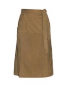 Frame Le Wrap Suede Skirt