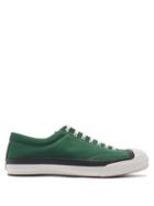 Moonstar - Gym Court Canvas And Rubber Trainers - Mens - Green