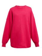 Matchesfashion.com Extreme Cashmere - No. 53 Crew Hop Cashmere Stretch Sweater - Womens - Dark Pink