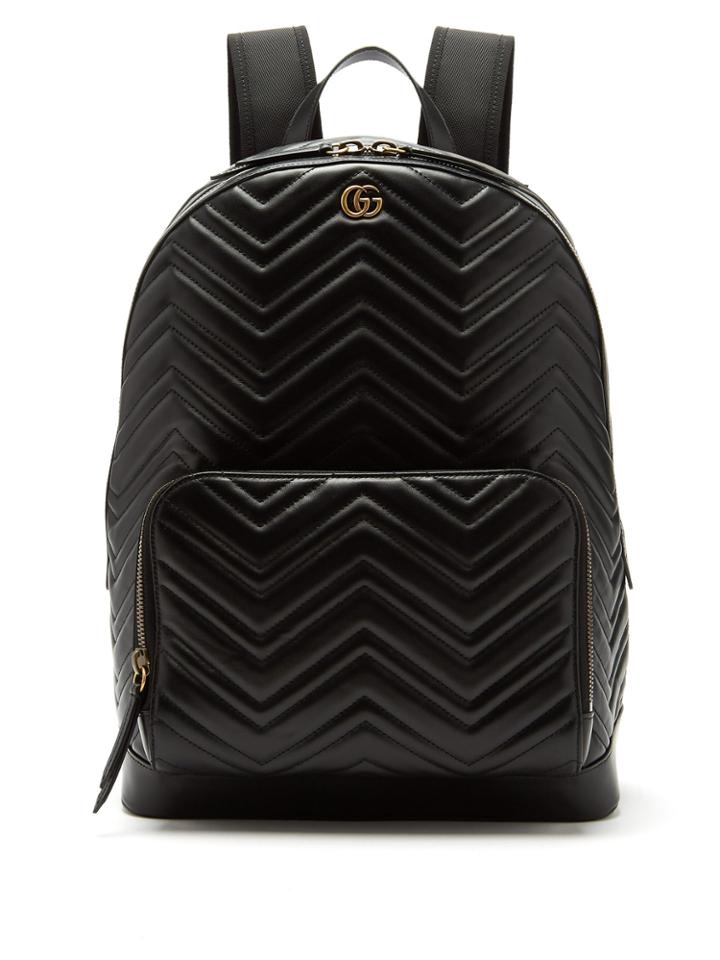 Gucci Marmont Leather Backpack