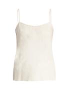 The Row Abstract Floral Textured-silk Cami Top