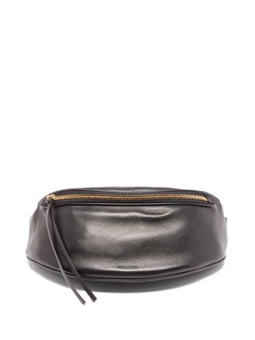 Jil Sander - Moon Small Leather Belt Bag - Womens - Black