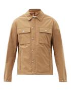Matchesfashion.com Moncler - Astruc Flap-pocket Cotton Shirt Jacket - Mens - Beige