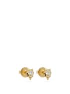 Matchesfashion.com Jade Trau - Envoy Diamond & 18kt Gold Stud Earrings - Womens - Gold