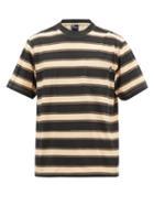 Noon Goons - Sands Striped Cotton-jersey T-shirt - Mens - Cream Multi