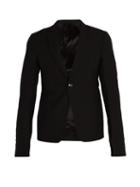 Matchesfashion.com Rick Owens - Single Breasted Wool Blazer - Mens - Black