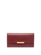 Matchesfashion.com Bottega Veneta - Continental Leather Wallet - Womens - Burgundy