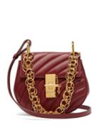 Matchesfashion.com Chlo - Drew Bijou Mini Leather Cross Body Bag - Womens - Burgundy