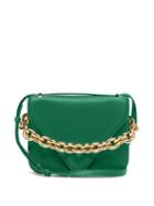 Ladies Bags Bottega Veneta - Mount Small Leather Shoulder Bag - Womens - Green
