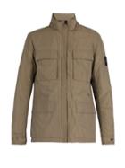 Matchesfashion.com Stone Island - High Neck Technical Jacket - Mens - Khaki