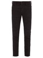 Matchesfashion.com Dsquared2 - Black Bull Ripped Slim-leg Jeans - Mens - Black