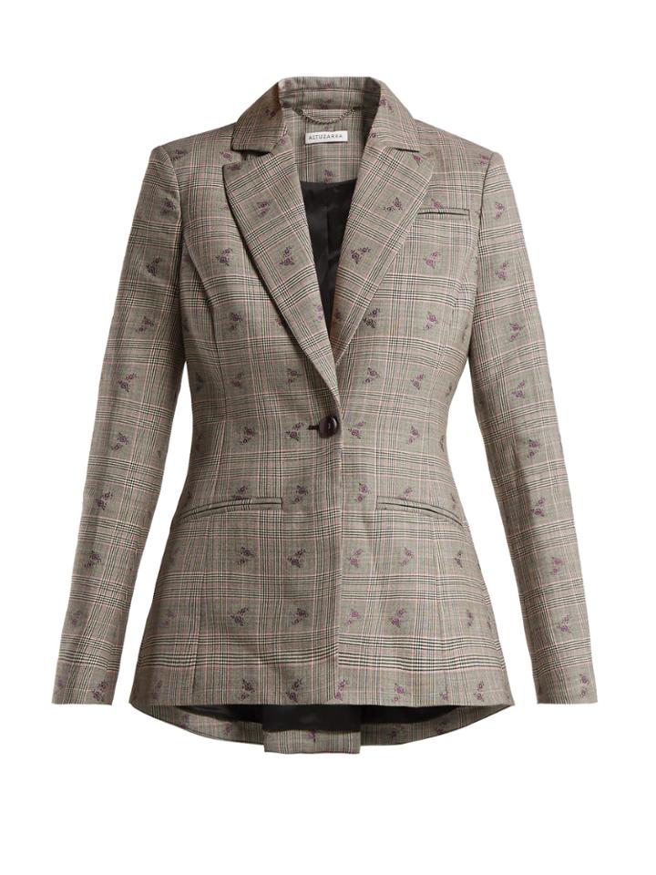 Altuzarra Acacia Prince Of Wales-checked Blazer