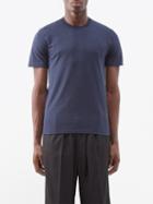 Maison Margiela - Pack Of Three Cotton T-shirts - Mens - Navy
