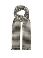 Officine Générale Houndstooth Virgin-wool Scarf