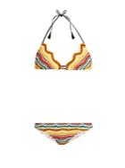 Missoni Mare Zigzag-edged Striped Bikini