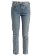 Re/done Originals High-rise Slim-leg Cropped Jeans