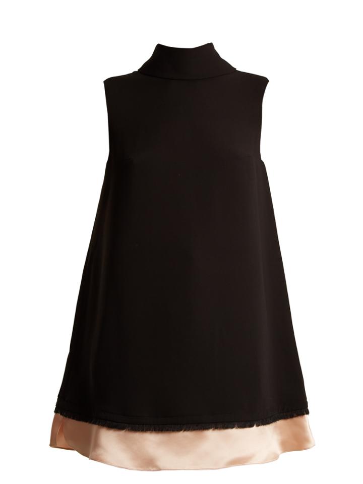 Roksanda Althea Sleeveless Silk-georgette Top