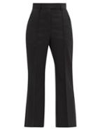 Matchesfashion.com Acne Studios - Patina Cropped Tailored Trousers - Womens - Black