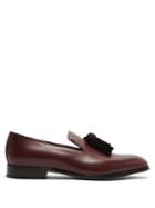 Matchesfashion.com Jimmy Choo - Foxley Leather Loafers - Mens - Burgundy