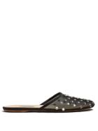 Attico Gina Crystal-embellished Slipper Shoes