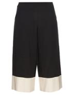 Zeus + Dione Dokos Contrast-hem Silk Culottes