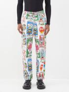 Charles Jeffrey Loverboy - Can-print Straight-leg Jeans - Mens - Multi