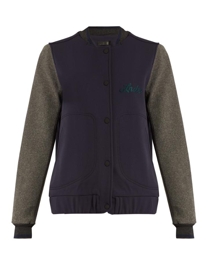 Lndr Captain Logo-embroidered Bomber Jacket