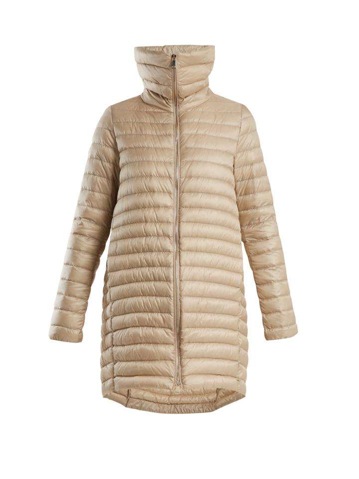 Moncler Citrinelle Funnel-neck Quilted Coat