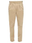 Matchesfashion.com Polo Ralph Lauren - Baggy Cotton Gabardine Trousers - Mens - Beige