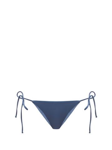 Matchesfashion.com Matteau - The String Bikini Briefs - Womens - Blue