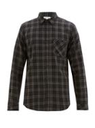 Matchesfashion.com Frame - Checked Cotton Flannel Shirt - Mens - Black Multi