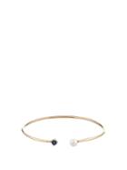 Matchesfashion.com Loren Stewart - Sapphire, Pearl & Yellow Gold Cuff - Womens - Yellow Gold