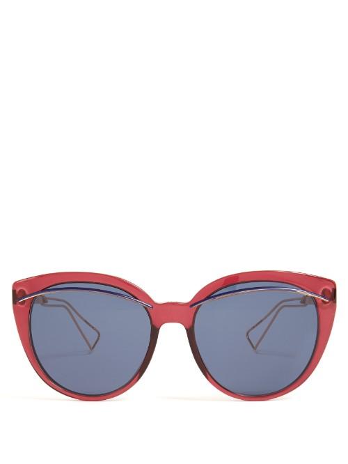 Dior Oversized Cat-eye Acetate Sunglasses
