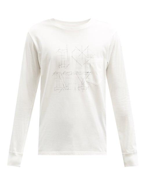 Matchesfashion.com Takahiromiyashita Thesoloist. - I Love Ny Cotton-jersey Long-sleeved T-shirt - Mens - White
