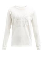 Matchesfashion.com Takahiromiyashita Thesoloist. - I Love Ny Cotton-jersey Long-sleeved T-shirt - Mens - White
