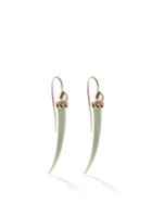 Matchesfashion.com Dezso - Deco Jali Topaz & 18kt Rose-gold Earrings - Womens - Cream
