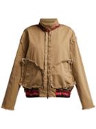 Matchesfashion.com Vetements - Inside Out Cotton Harrington Jacket - Womens - Beige