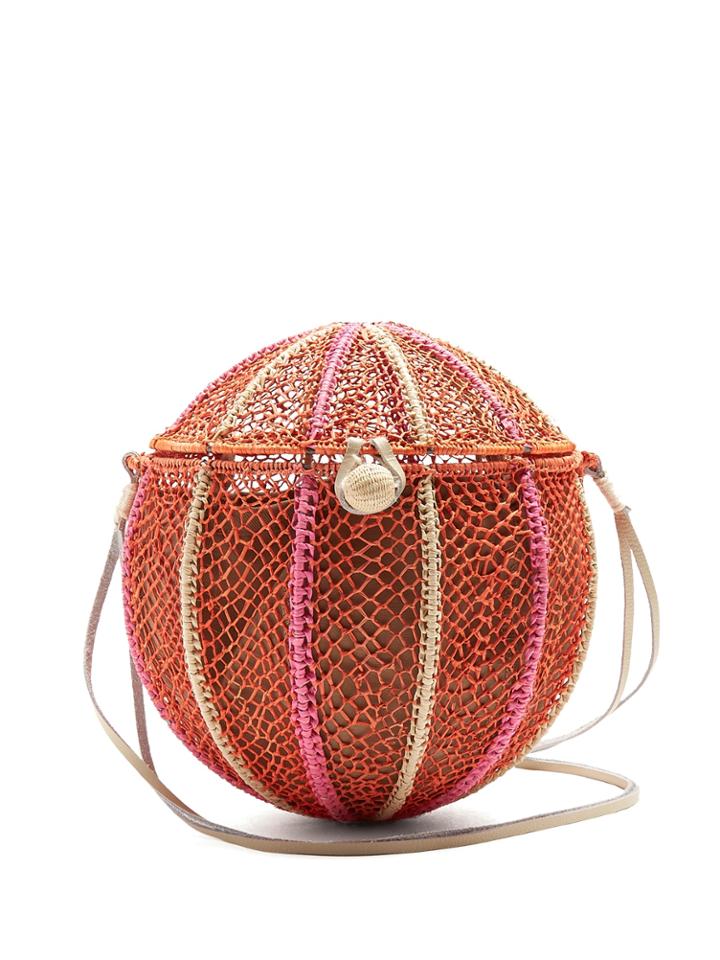 Sophie Anderson Meylin Woven Grass Cross-body Bag
