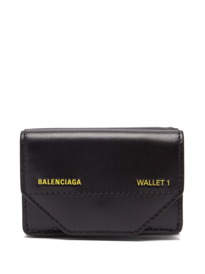 Balenciaga Etui Mini Logo-embellished Wallet