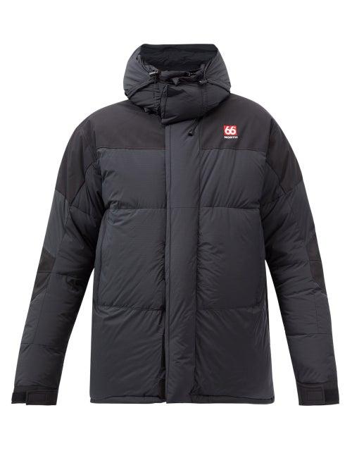 66 North - Tindur Hooded Down Coat - Mens - Black