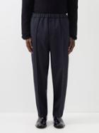 Jil Sander - Elasticated-waist Recycled-fibre Trousers - Mens - Navy