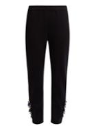 Muveil Embellished Slim-leg Jersey Trousers