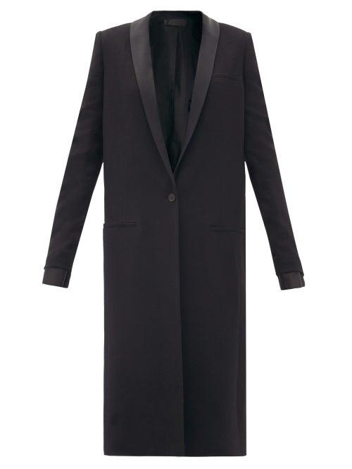 Matchesfashion.com Haider Ackermann - Proud Single-breasted Shawl-lapel Wool Coat - Womens - Black