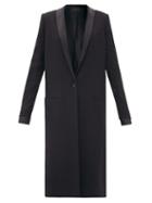 Matchesfashion.com Haider Ackermann - Proud Single-breasted Shawl-lapel Wool Coat - Womens - Black