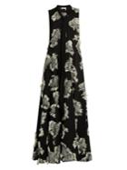 Chloé Palm Leaf Fil Coup Sleeveless Dress