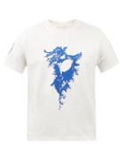 Maximilian - Shell-print Cotton And Modal-blend Jersey T-shirt - Mens - White