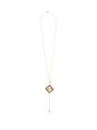 Matchesfashion.com Fendi - Ff-pendant Necklace - Womens - Gold