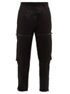 Matchesfashion.com Prada - Zip Cuff Straight Leg Trousers - Mens - Black