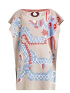 Matchesfashion.com Vivienne Westwood - Dragon Woven Knit Poncho - Womens - Beige Multi