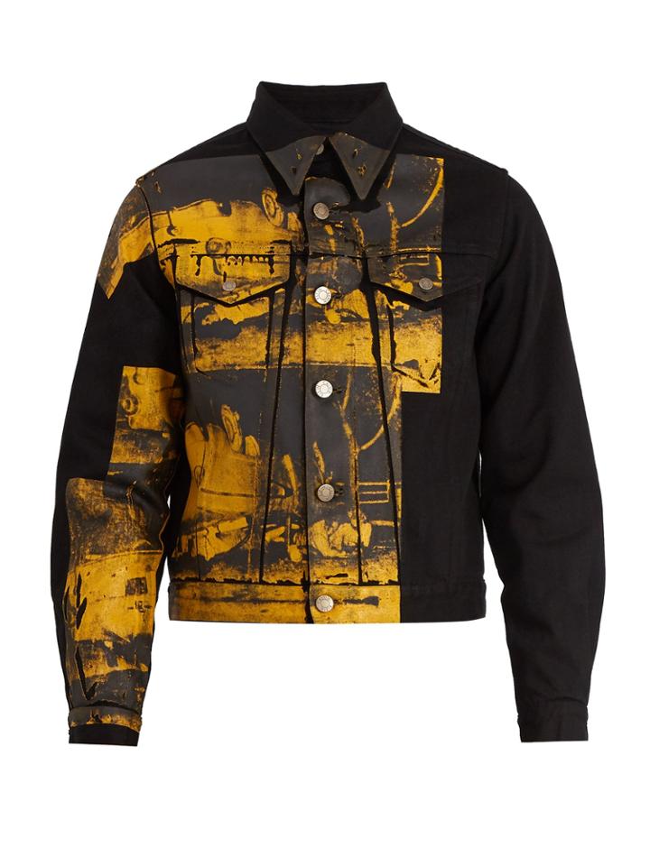 Calvin Klein 205w39nyc Car Crash-print Denim Jacket